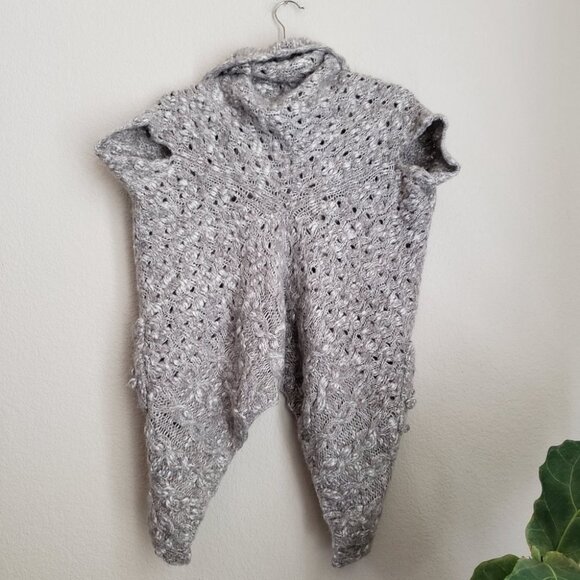 ANN TAYLOR Loft Alpaca Wool Open chunky‎ Cardigan XS/S - Picture 5 of 12